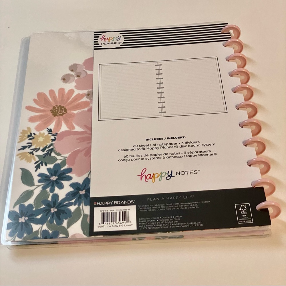 The happy planner Springtime Flora Big Notebook - Picture 11 of 11
